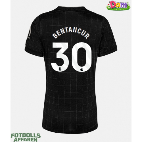 Tottenham Hotspur Rodrigo Bentancur #30 Bortatröja Kvinnor 2025-26 Kortärmad